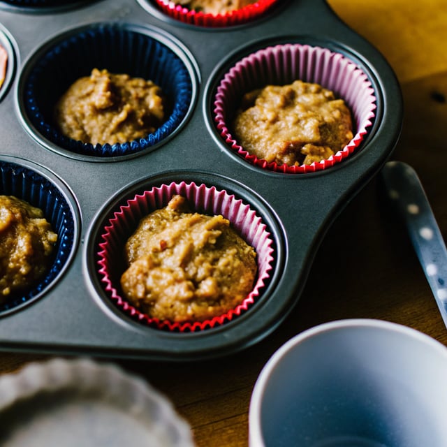 Gluten-Free One-Bowl Golden Pumpkin Muffins (Vegan)