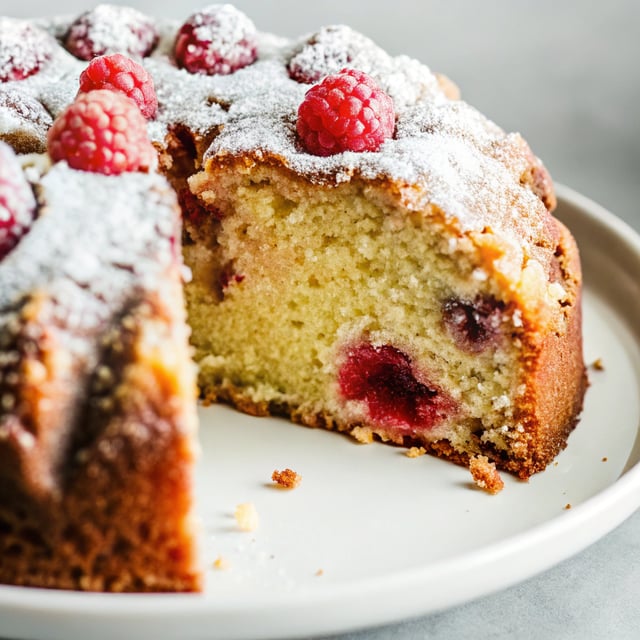 Gluten-Free Raspberry Sour Cream Coffee Cake