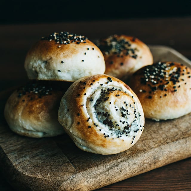 Gluten-Free Sourdough Rolls with Cracked Peppercorns