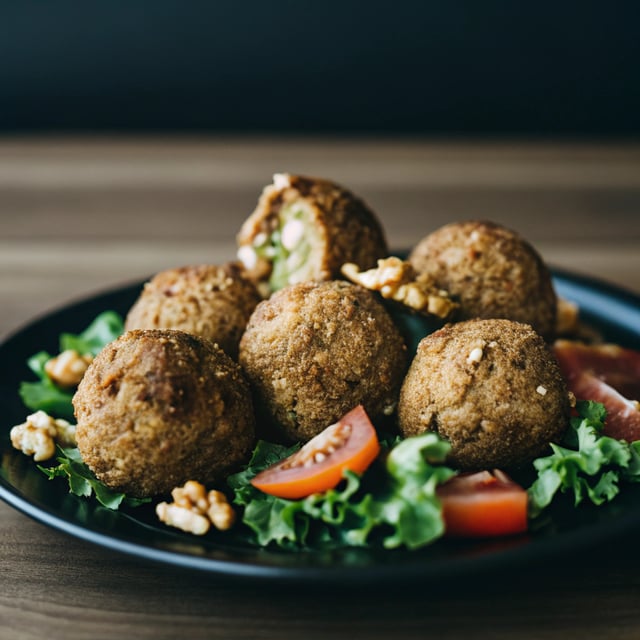 Healthy Baked Carrot Walnut Falafel (Gluten-Free, Vegan)