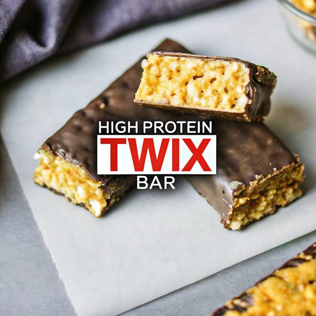 High Protein Twix Bars
