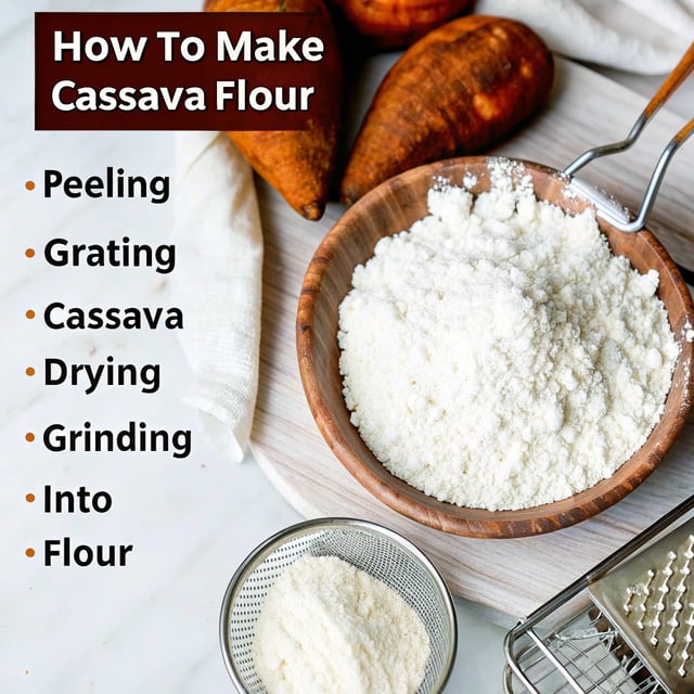 How to Make Cassava Flour