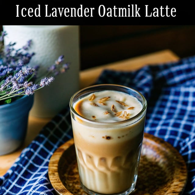 Iced Lavender Oatmilk Latte