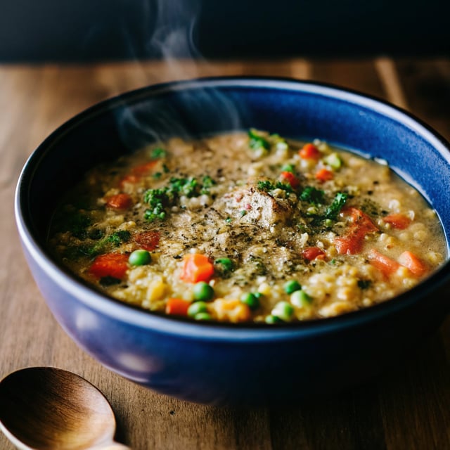 Instant Pot Vegan Split Pea Soup with Za’atar