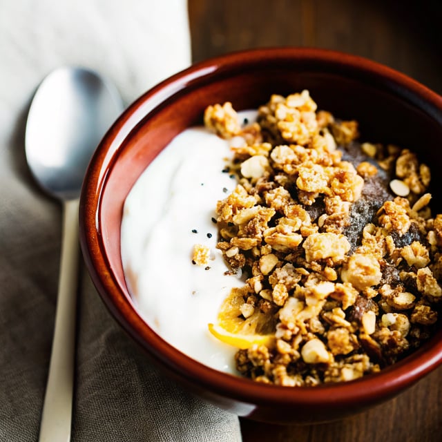 Lemon Poppy Seed Granola (Gluten-Free, Vegan)
