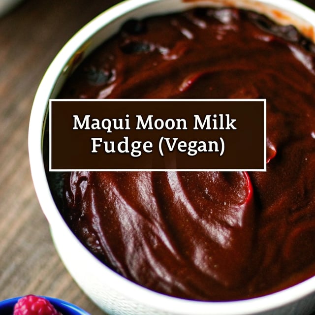 Maqui Moon Milk Fudge (Vegan)