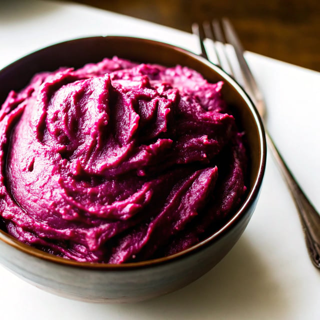 Mashed Purple Sweet Potatoes