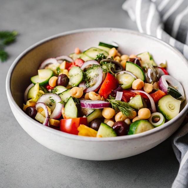 Mediterranean Cucumber Salad