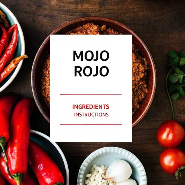 Mojo Rojo Recipe