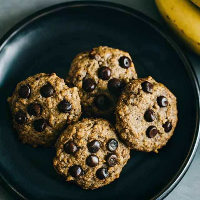 Naturally Sweetened Coconut Flour Banana Chocolate Chip Cookies (Gluten-Free, Dairy-Free, Keto Option)