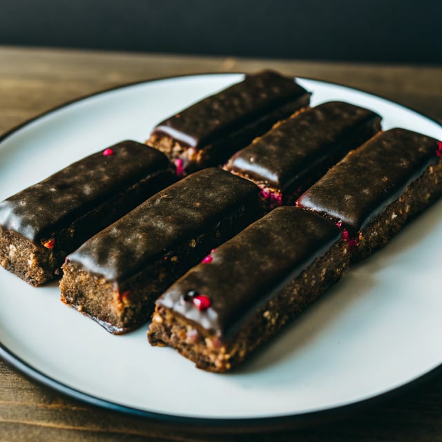 No-Bake Chocolate Beet Dandelion Bars