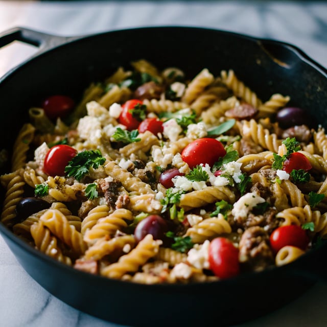 One-Pot Greek Pasta