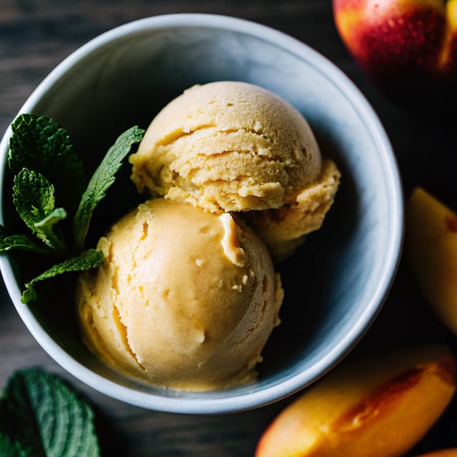Perfect Peach Sorbet