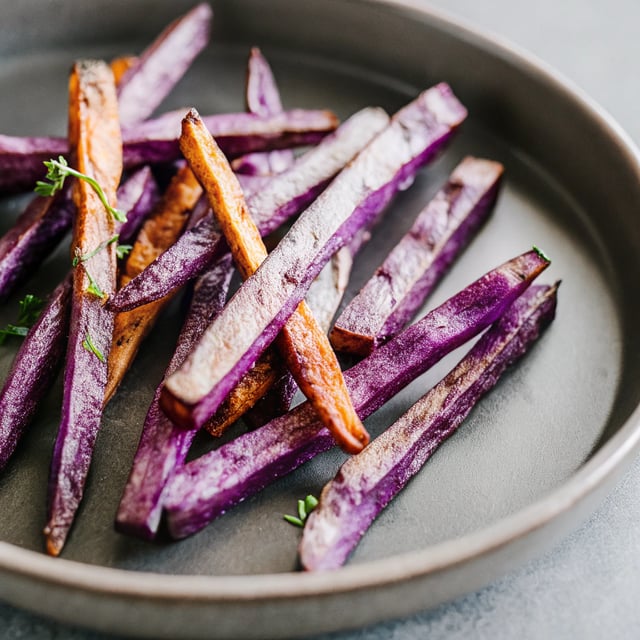Purple Sweet Potato Fries