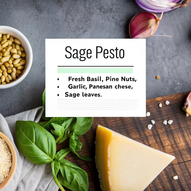 Sage Pesto Recipe