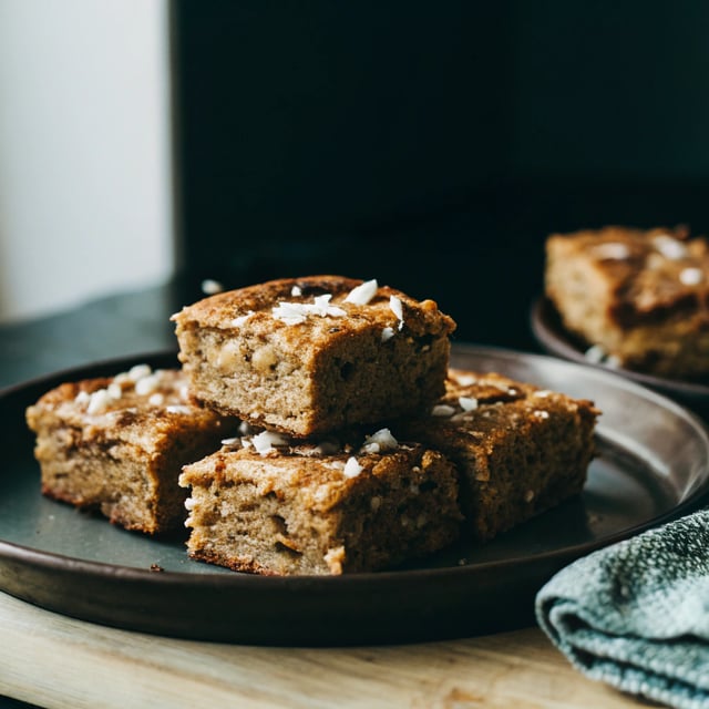 Salted Coconut Chai Blondies