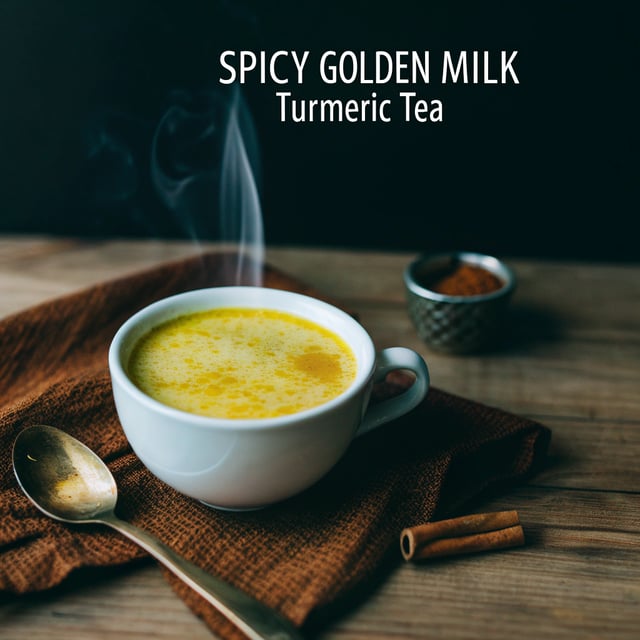 Spicy Golden Milk (Turmeric Tea)