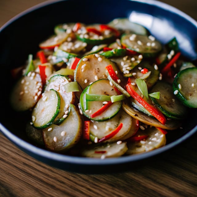 Spicy Korean Cucumber Salad (Oi Muchim)