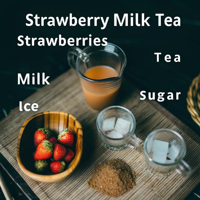 Strawberry Milk Tea Recipe