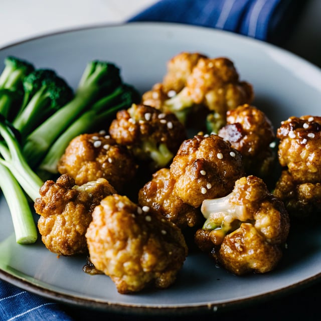 Sweet & Spicy BBQ Cauliflower Wings (Vegan, Gluten-Free)