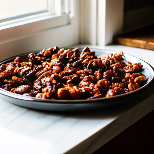 5 Minute Candied Walnuts