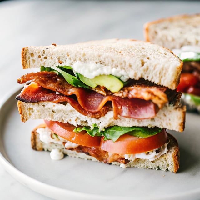 BLT Sandwich with the Best Sauce