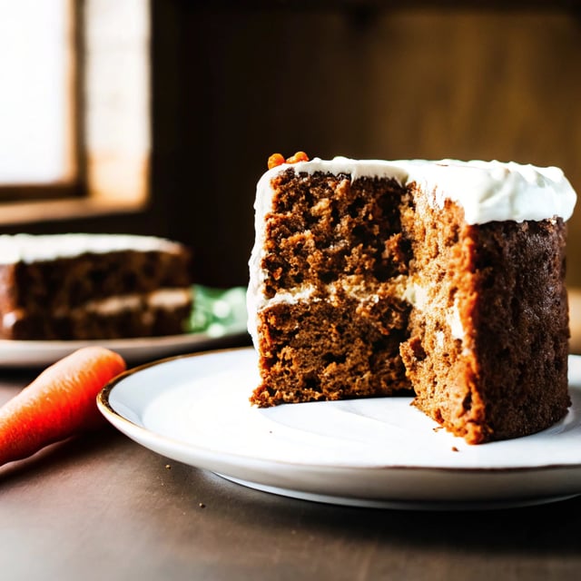 Carrot Walnut Cake Recipe