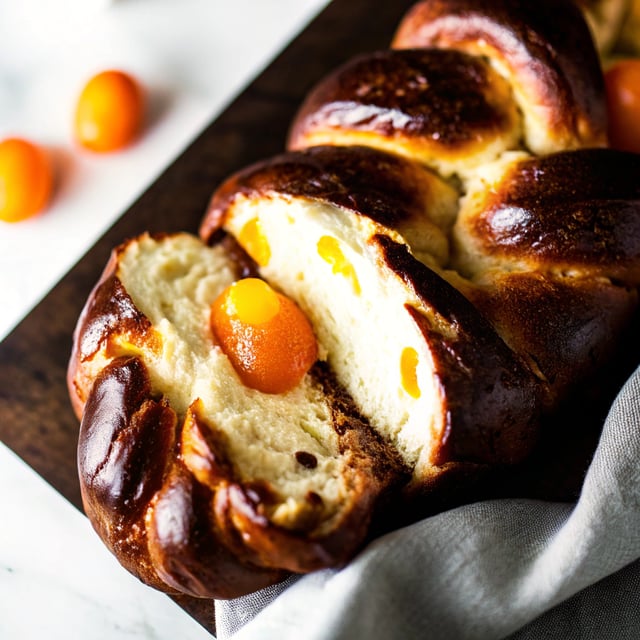 Cheese Filled Braided Bread Recipe
