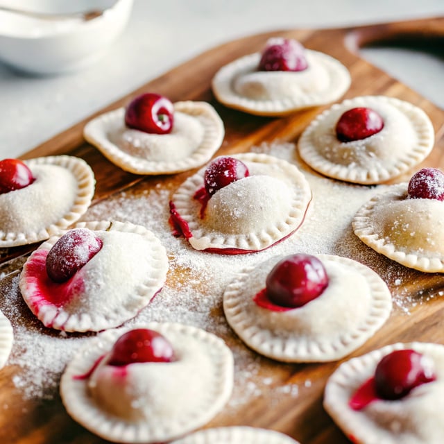 Cherry Vareniki (Cherry Pierogi)
