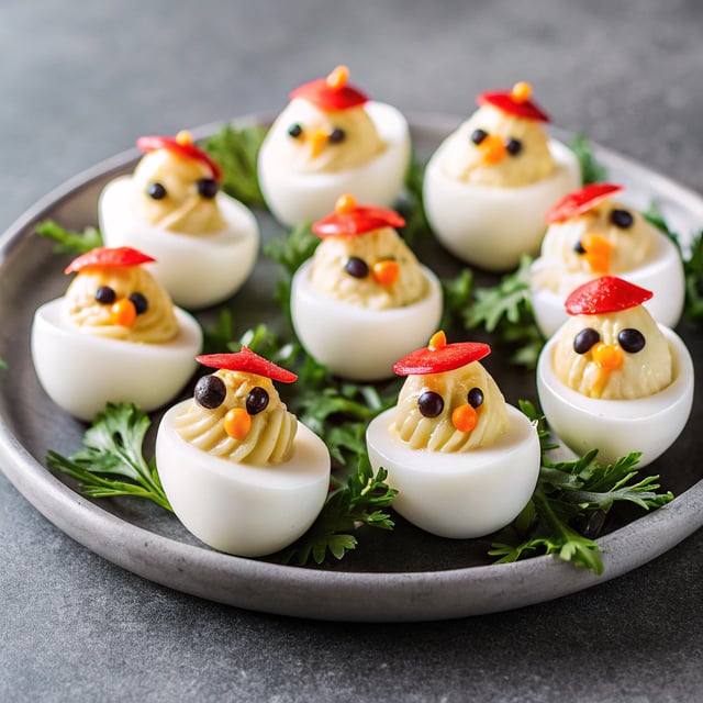 Easter Egg Recipe – Deviled Egg Chicks