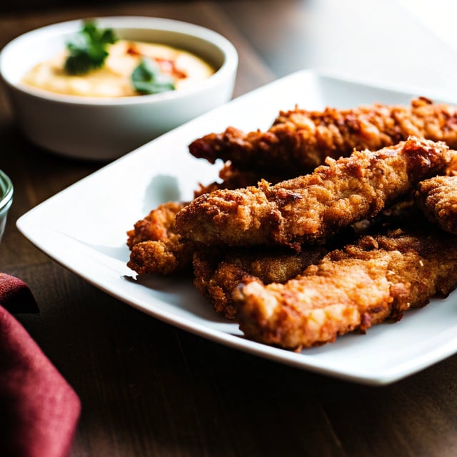 Easy Chicken Strips Recipe (Giant Chicken Nuggets)