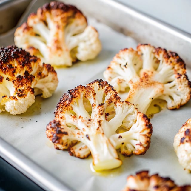Easy Roasted Cauliflower Recipe