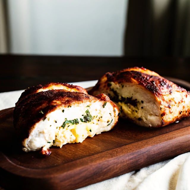 Garlic Butter Stuffed Chicken Breast