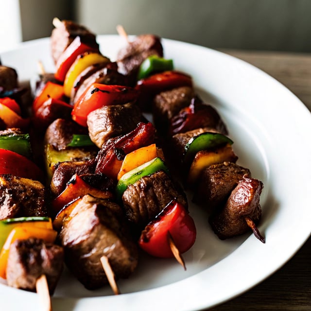 Grilled Steak Kebabs Recipe