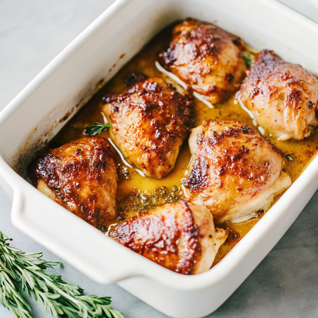 Honey Mustard Chicken Thighs Recipe