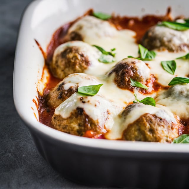 Meatballs Parmesan Casserole