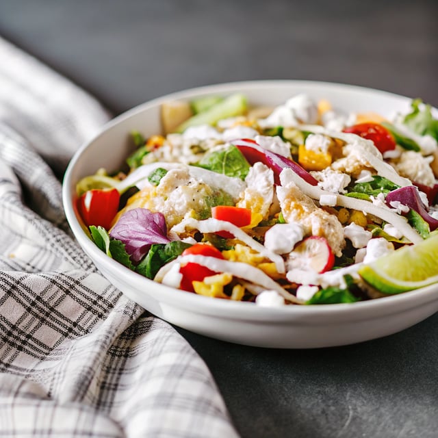 Mexican Salad with Lime Dressing