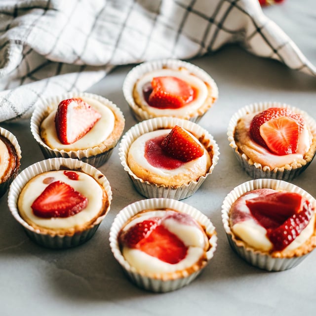 Mini Strawberry Cheesecakes Recipe