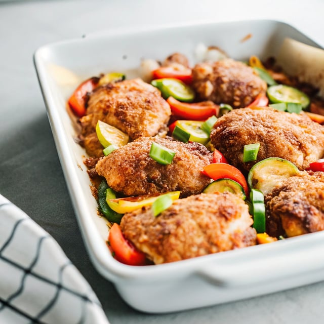 One Pan Chicken and Vegetables Recipe