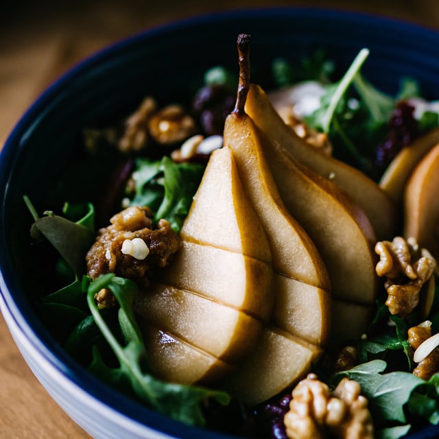 Pear Salad with Balsamic Vinaigrette