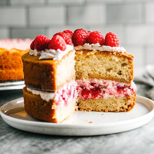 Raspberry Jello Cake Recipe (Video)