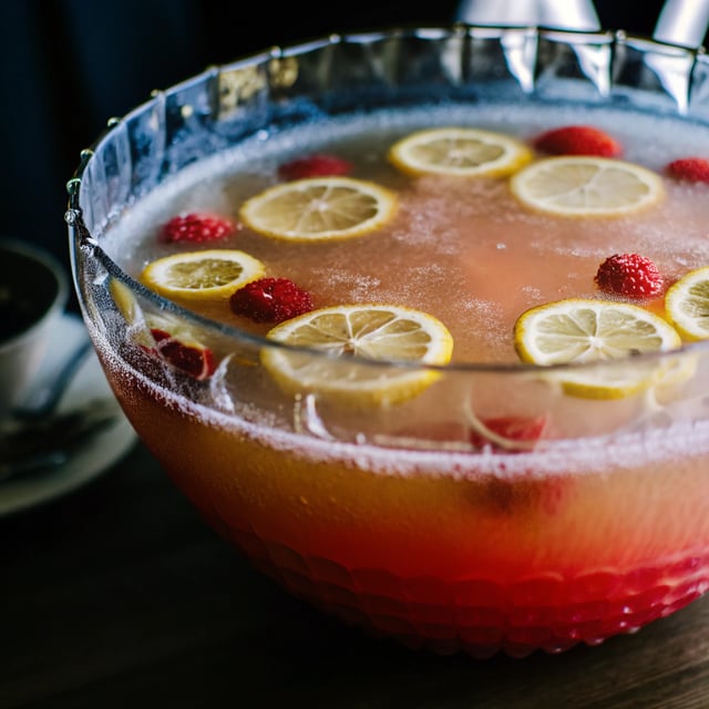 Raspberry Sherbet Party Punch