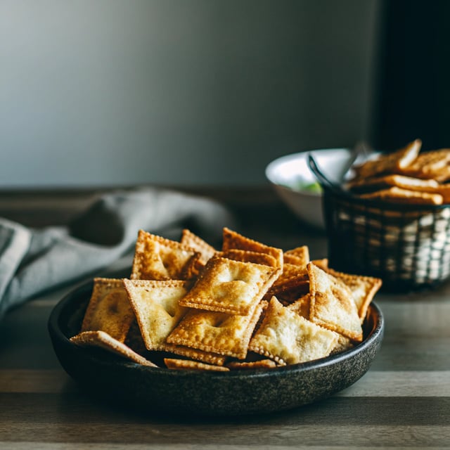 Sourdough Cheese Crackers