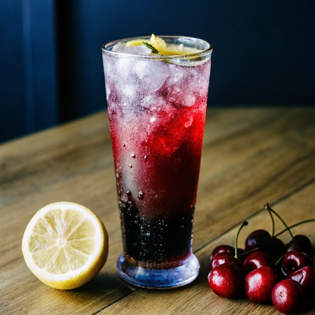 Sparkling Cherry Lemonade