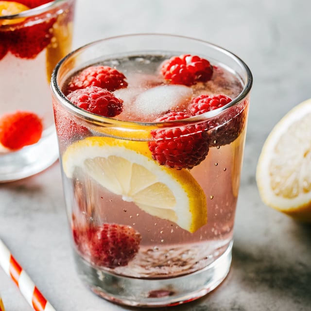 Sparkling Raspberry Lemonade