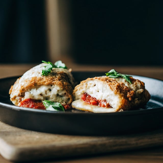Stuffed Chicken Parmesan Recipe (with GF Option)