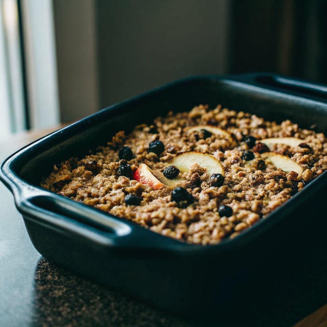 Baked Oatmeal with Apples