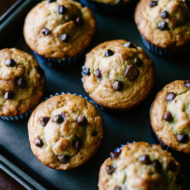 Banana Chocolate Chip Muffins