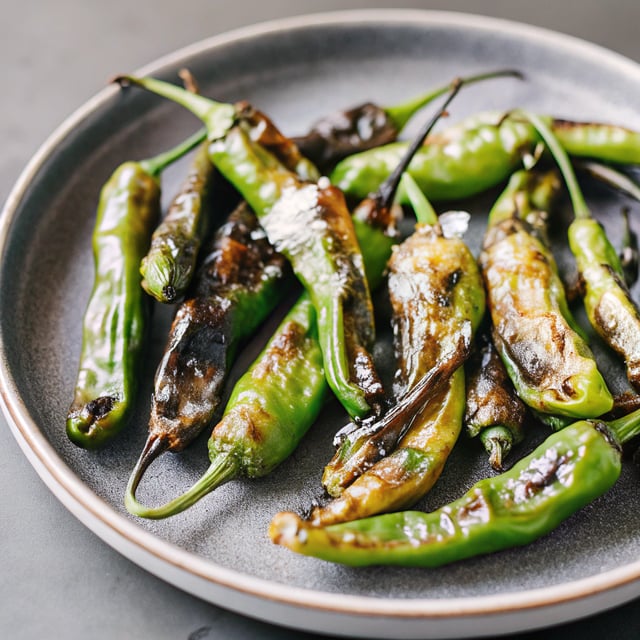 Blistered Shishito Peppers (Broiler or Stovetop Method)