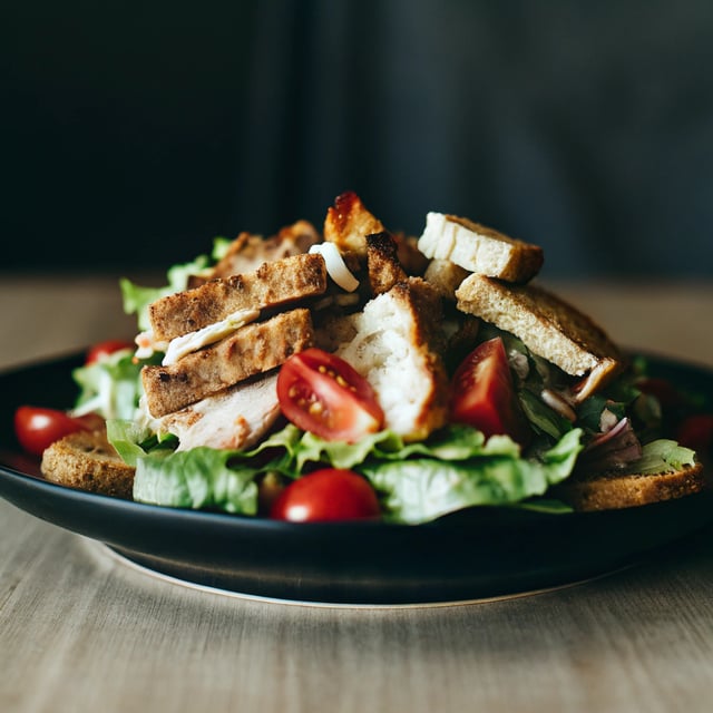 BLT Salad with Chicken